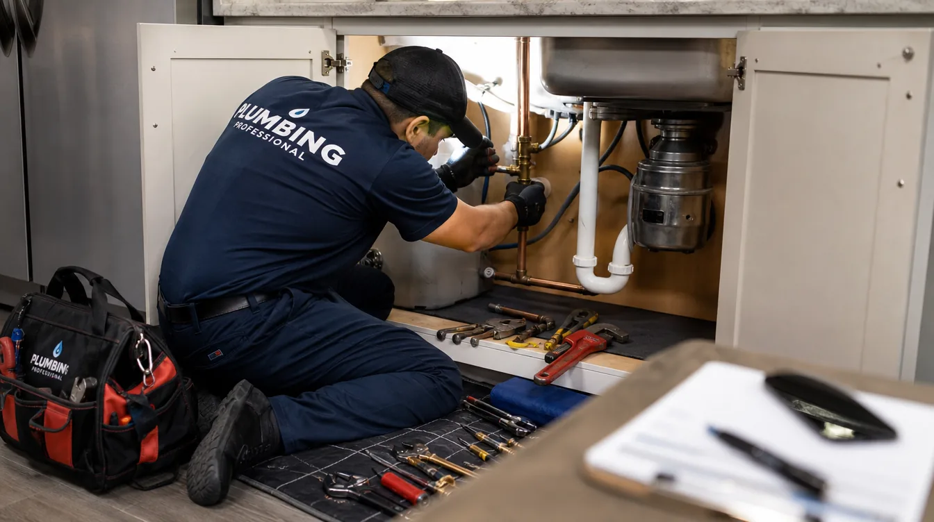 Plumbing work