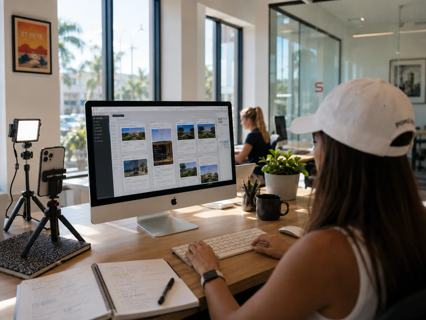 Simplufy team working on Meta Ads
